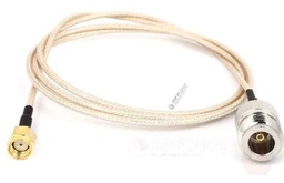 RP SMA(M) – N(M) Connector RG 316 1M RF Cable "Pigtail" -1m