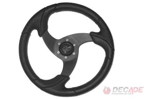 Racing power boat STEERING WHEEL W9 |Lambda  Black