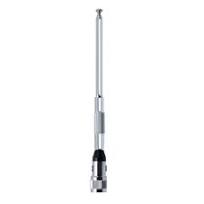 BDZ Telescopic Antenna Chromed, 136-147MHZ